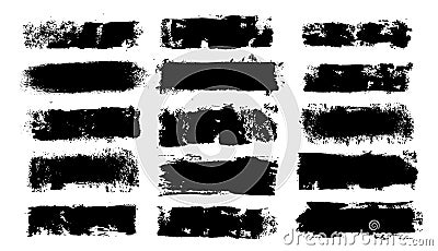 Grunge Paint Roller Vector Illustration